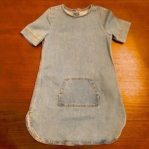 Tucker and Tate Denim Shift Dress Sz 6 EUC